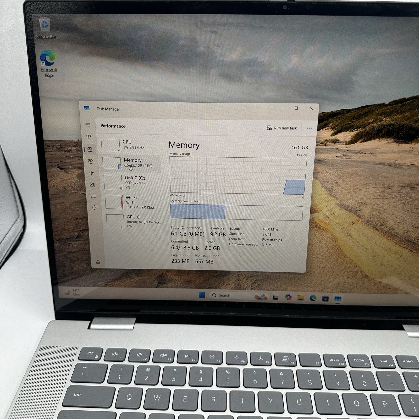 Dell Inspiron 2 in 1 Touch 16″ i7-1360P 2.2GHz 16GB RAM 1TB SSD Read