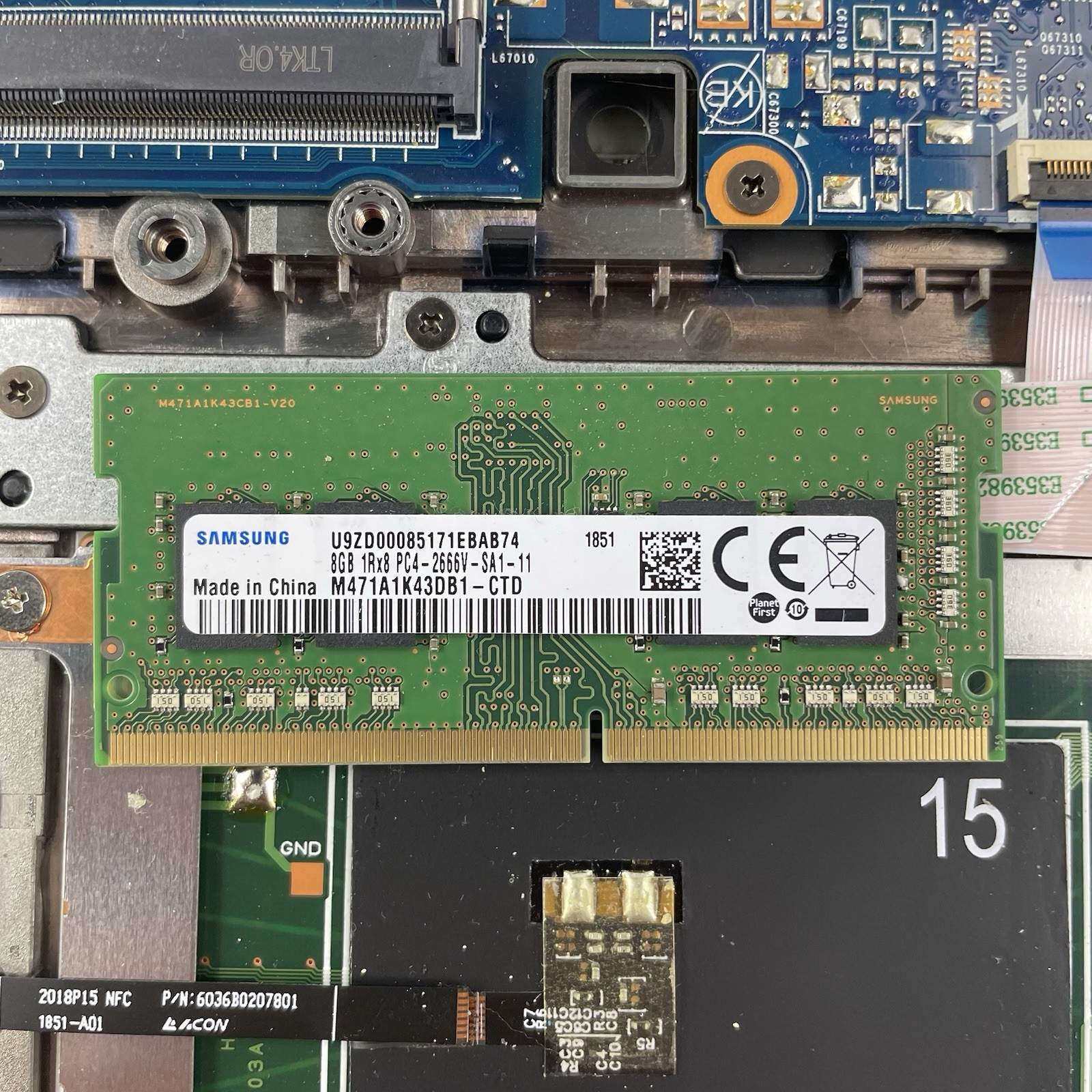 HP EliteBook 850 G5 15.6″ i7-8650U 1.90 GHz 8 GB RAM No SSD/OS/AC