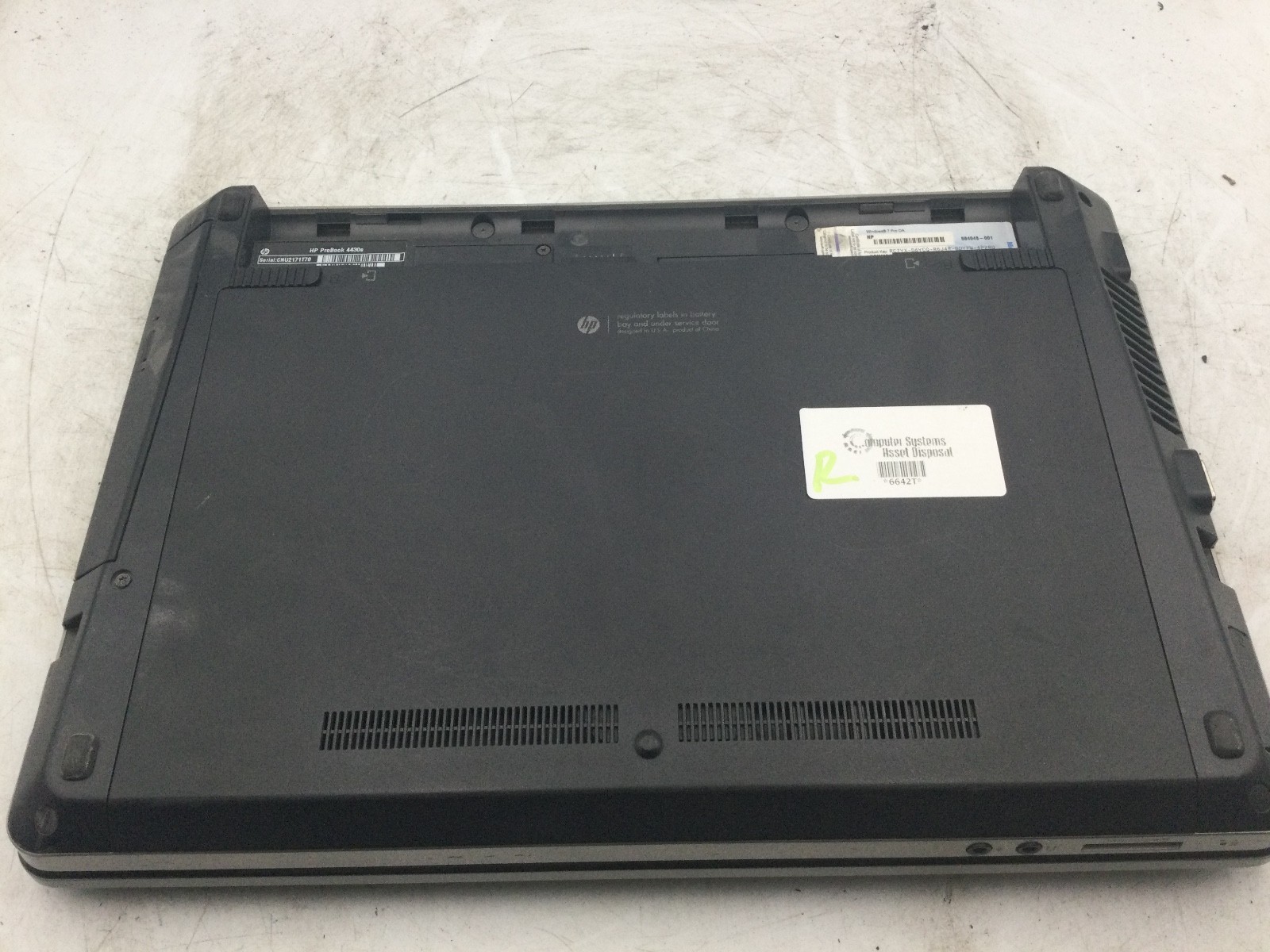 HP PROBOOK 4430s – BOOTS TO BIOS – INTEL I5 2450M – 4GB RAM -READ DESCRIPTION-BB
