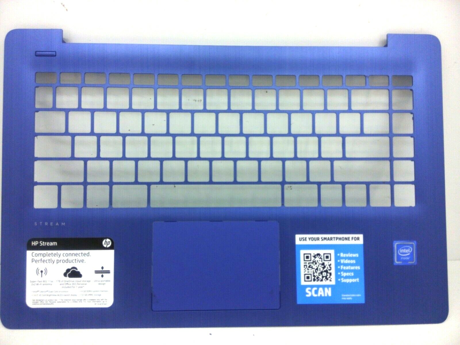 HP Stream Blue 14-cb161wm 14-CB 6SH03UA Palmrest + Touchpad – EA0P900801A 182