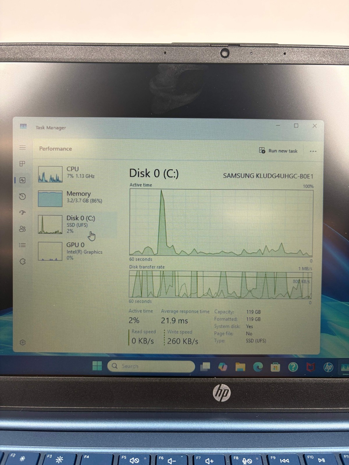 HP Laptop EP2012WM 14″ N150 1.0GHz 4GB RAM 128GB SSD