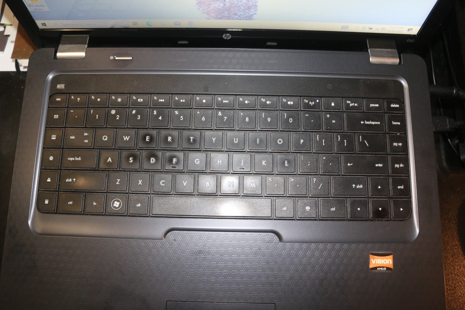 Laptop – HP – G62 – Windows 10 – Includes AC Power Cord