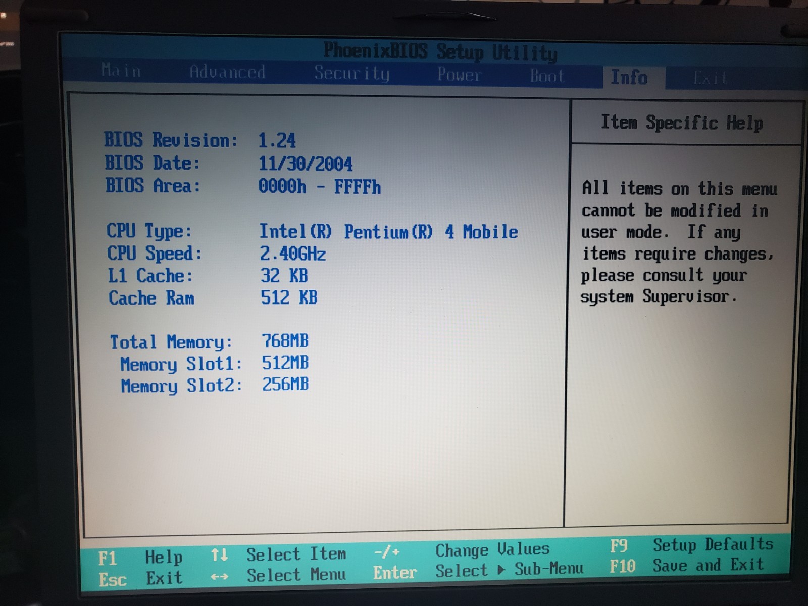 RARE Fujitsu Siemens Celsius Mobile H WF2H BS015 Nvidia 500 GoGL Wireless Kb Xp