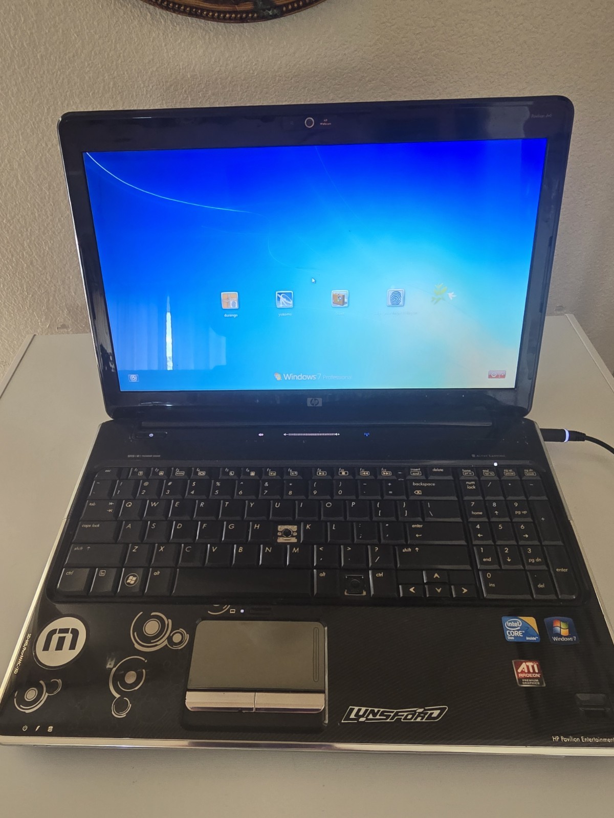 HP Pavilion dv6 Laptop 2.53GHz Intel Core 2 Duo CPU,4GB (2x2GB) RAM, Windows 7