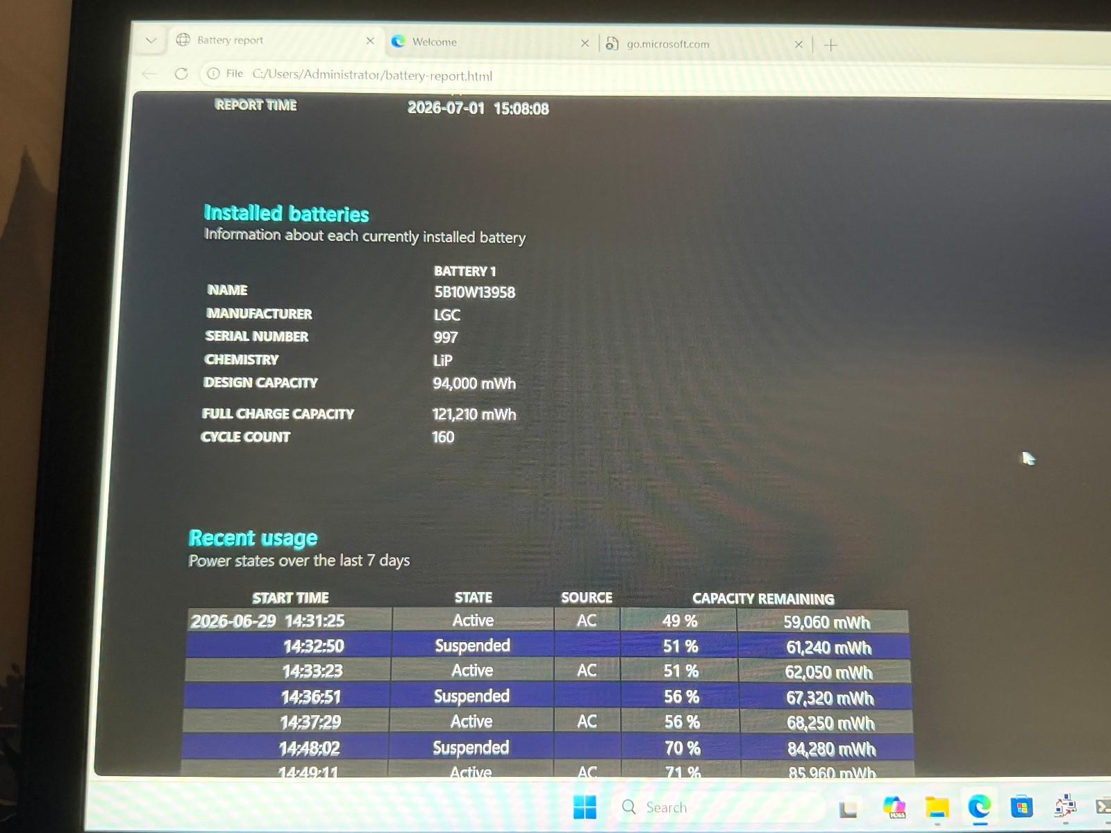 Lenovo ThinkPad T15g Gen 1 i7-10850H 32GB DDR4 512GB SSD NVIDIA RTX 2070 W11P