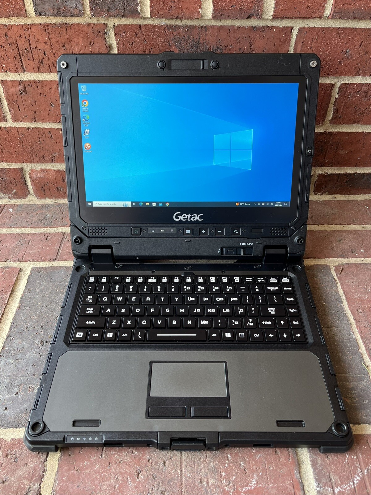 Getac K120 Rugged Tablet Laptop i5-8250U 1.60Ghz 16GB 1TB SSD Win 10 pro Touch