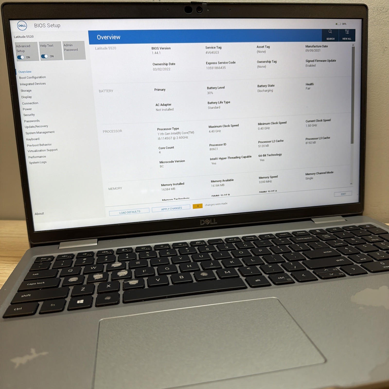Dell Latitude 5520 i5-1145G7 16GB 512GB SSD 15″ FHD Win11
