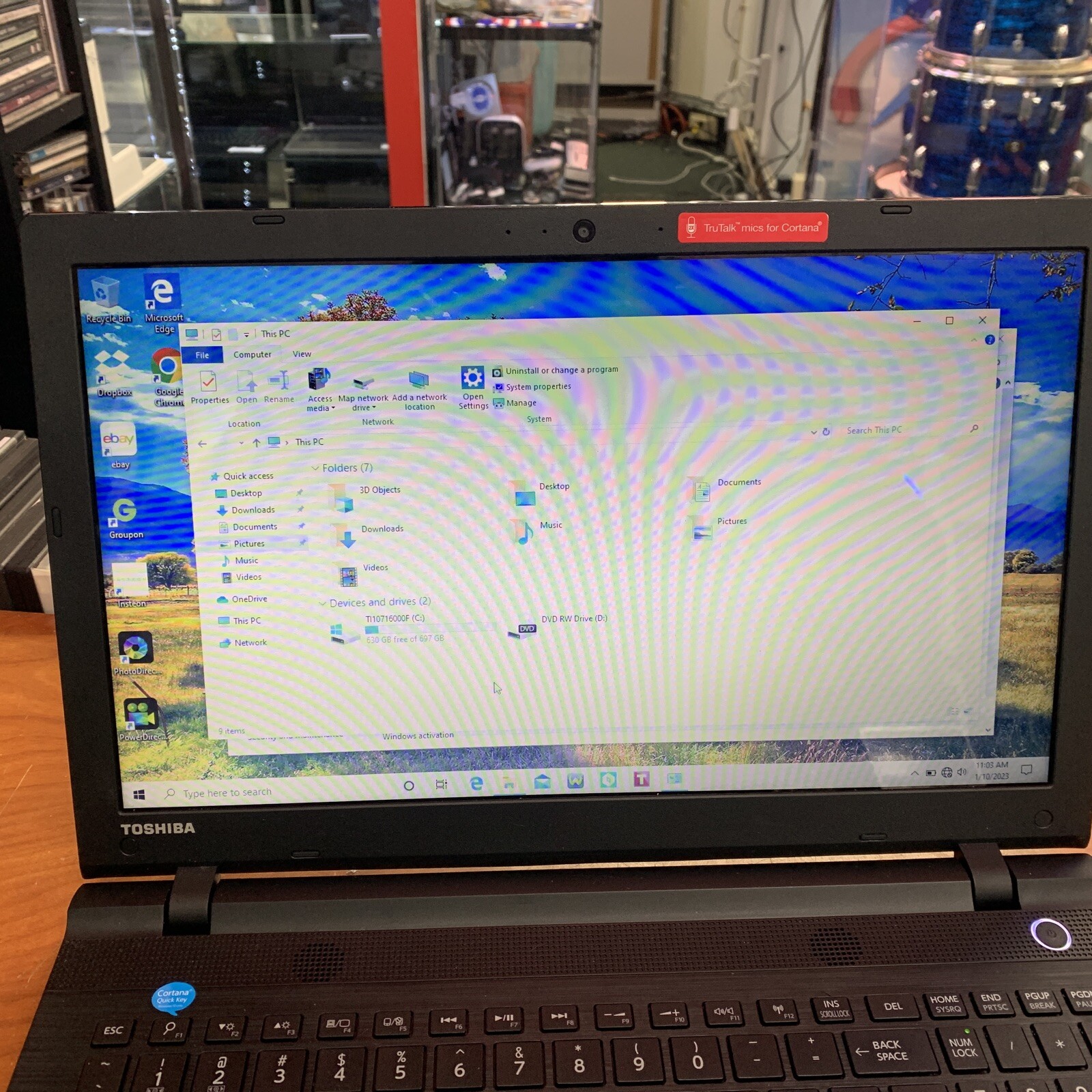 TOSHIBA SATELLITE C55-C5380 I5-4210U 2.40GHZ 750TB HD | 8GB RAM | WIN 10 PARTS