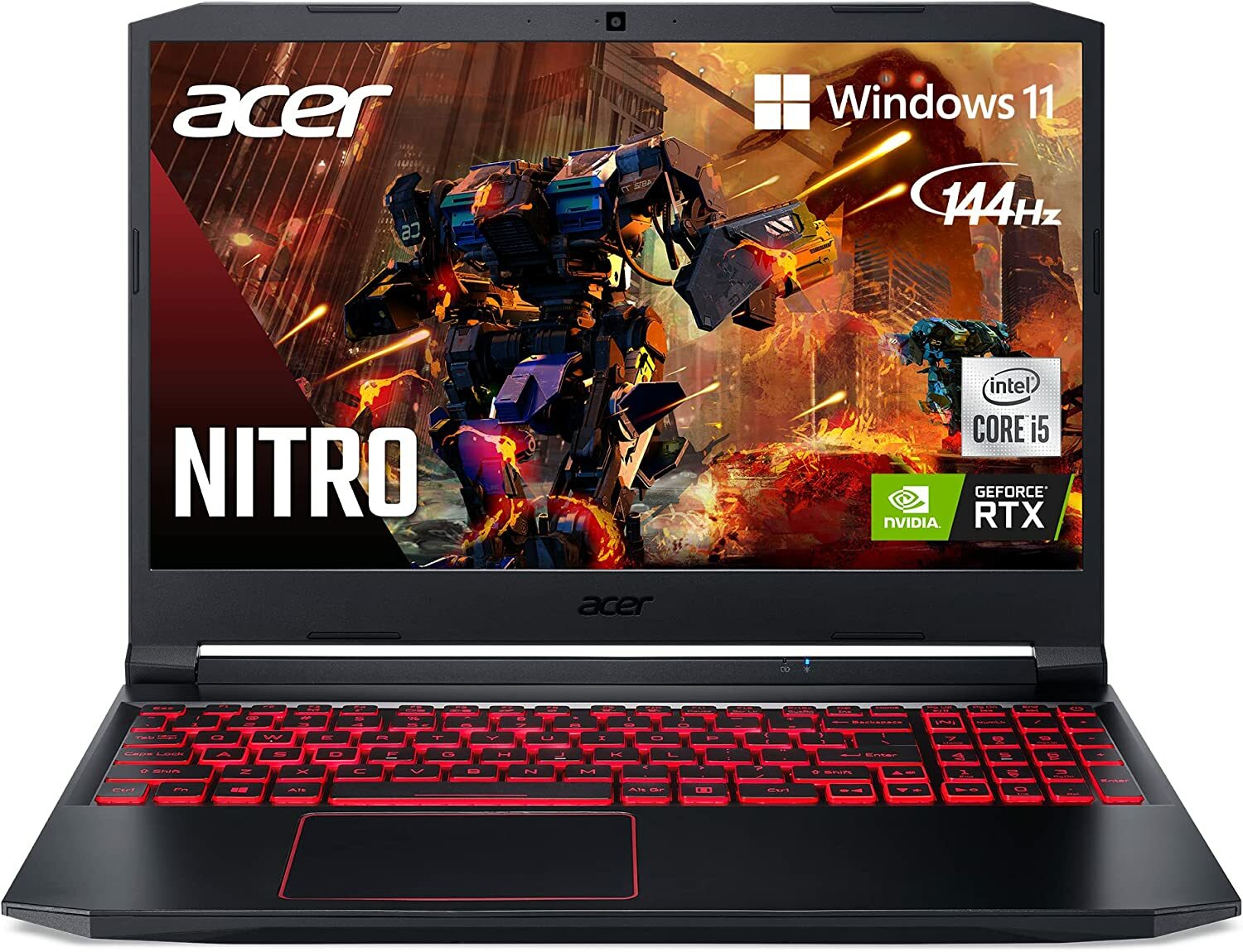 New Acer Nitro AN515-55-53E5 15.6″ 144Hz IPS (i5, 32G, 1TB, RTX 3050) Backlit