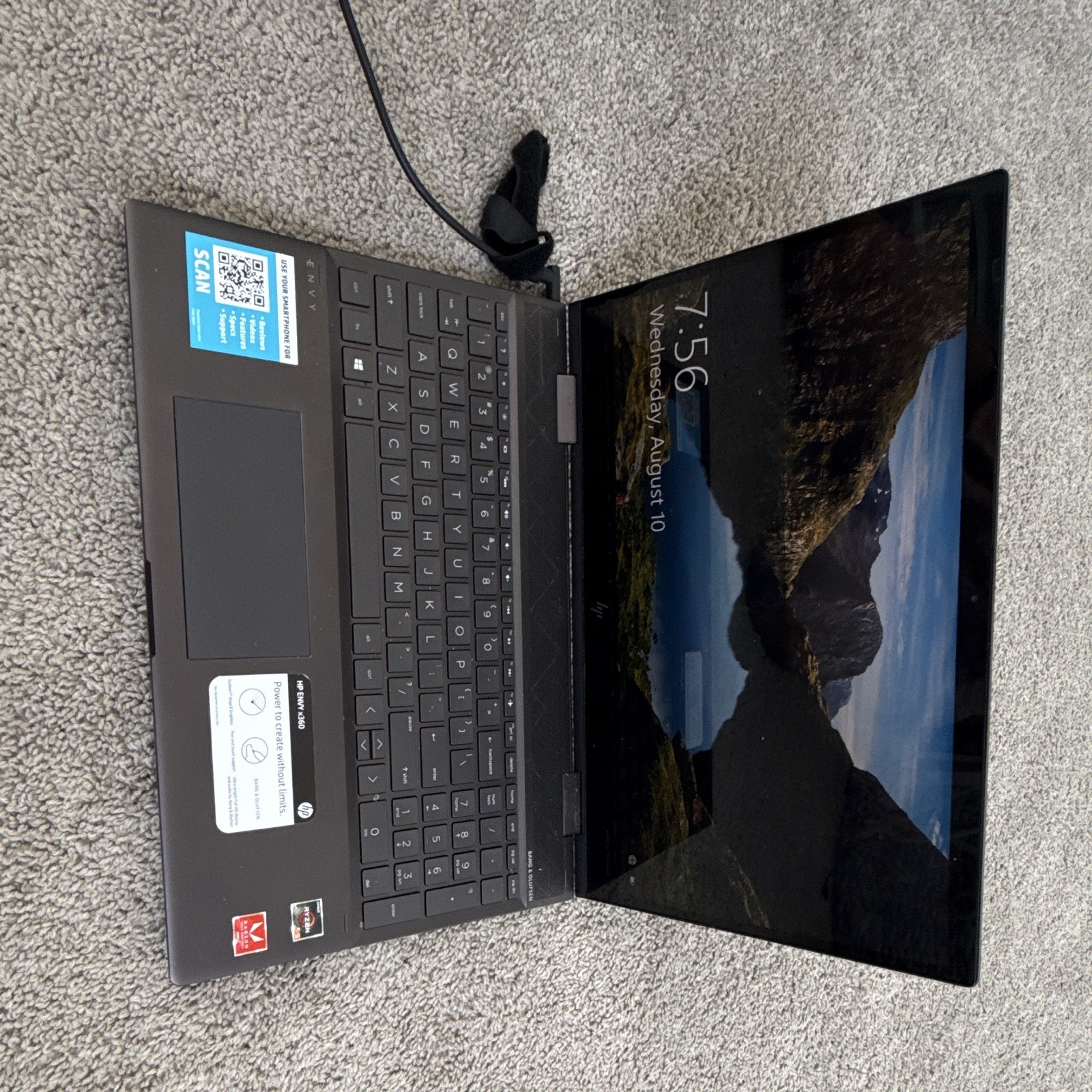 HP ENVY x360 15m-cp0xxx 15.6in FHD Touch Ryzen 5 2500U 8GB 256GB SSD