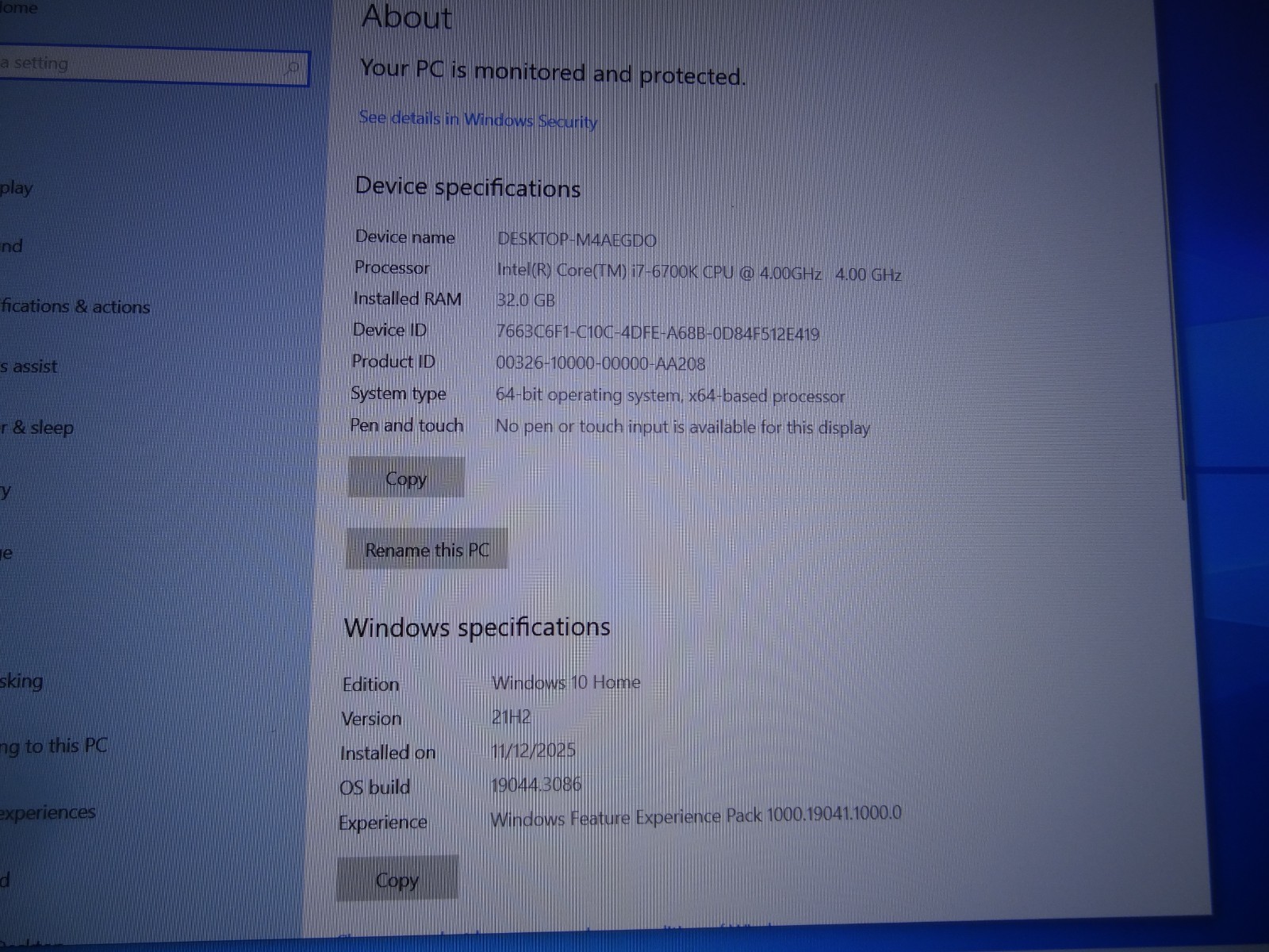 Clevo / Mythlogic P750DM Laptop Computer 17 Screen? -Windows 10 -500GB SSD -32GB