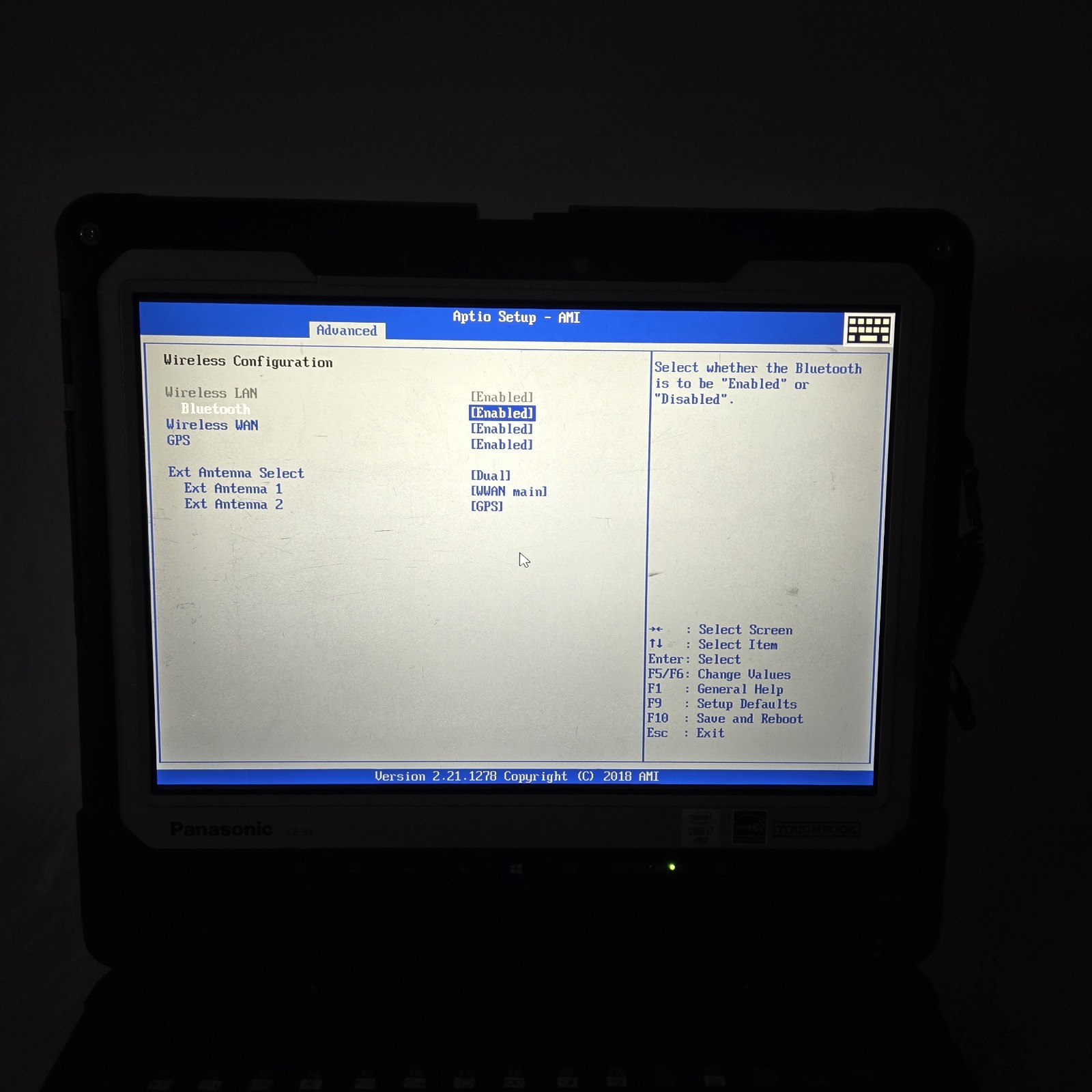 Panasonic Toughbook CF-33 i7-10810U 1.10GHz 512GB SSD 32GB Ram 4G GPS | Grade B-