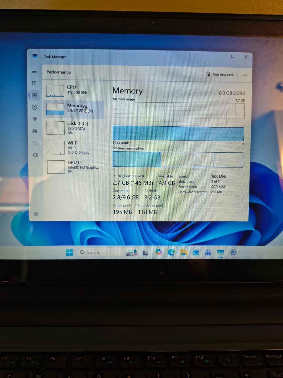 15in Dell Insp 5537 Touch Core i5-4200U@1.36GHz 8GB 256GB SSD Win11Hm New Batt
