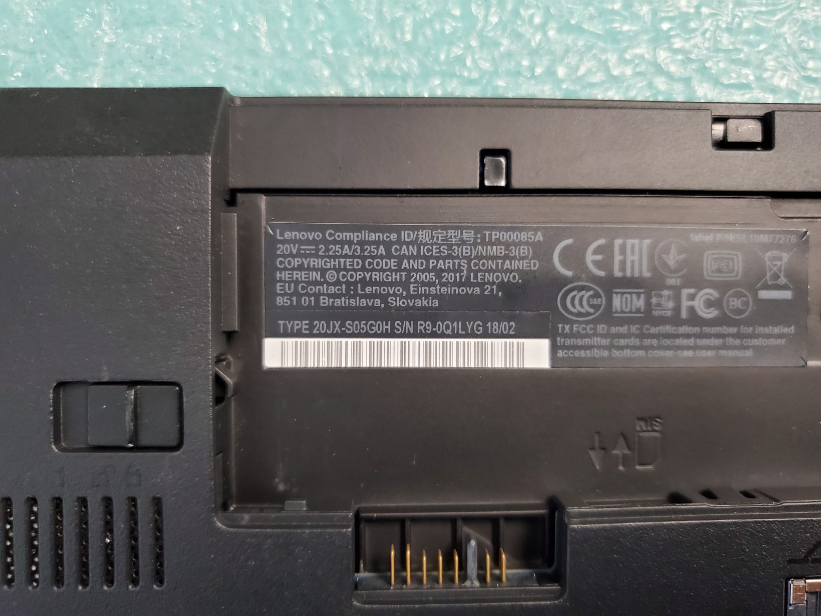 Lenovo ThinkPad T570 i5-6300U@2.4GHz 4GB RAM NO OS/HD *BIOS/READ* | LP371