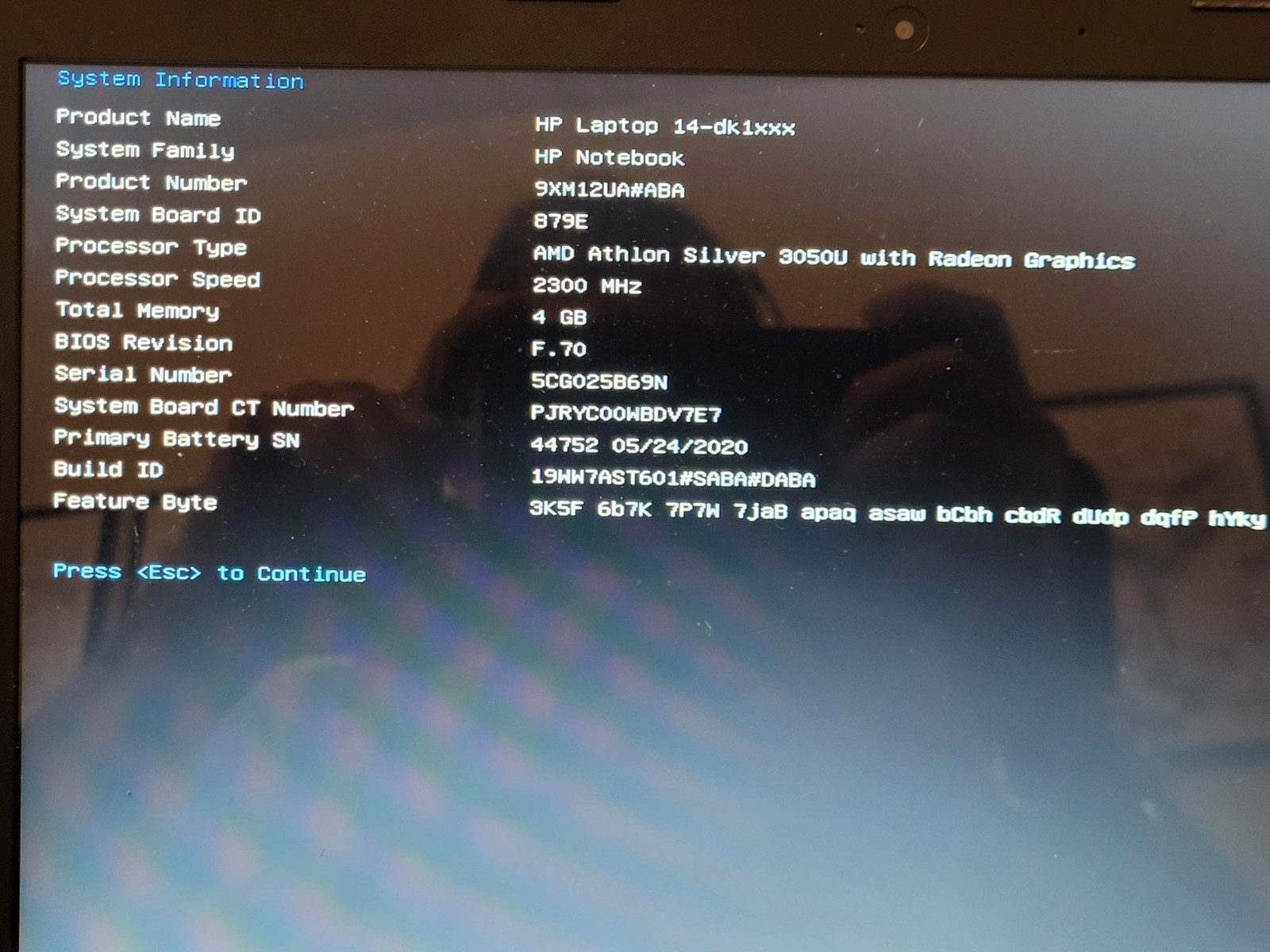 HP 14-dk1003dx 14″ Laptop AMD ATHLON Silver Radeon Graphics 4GB 128GBSSD Win 11!
