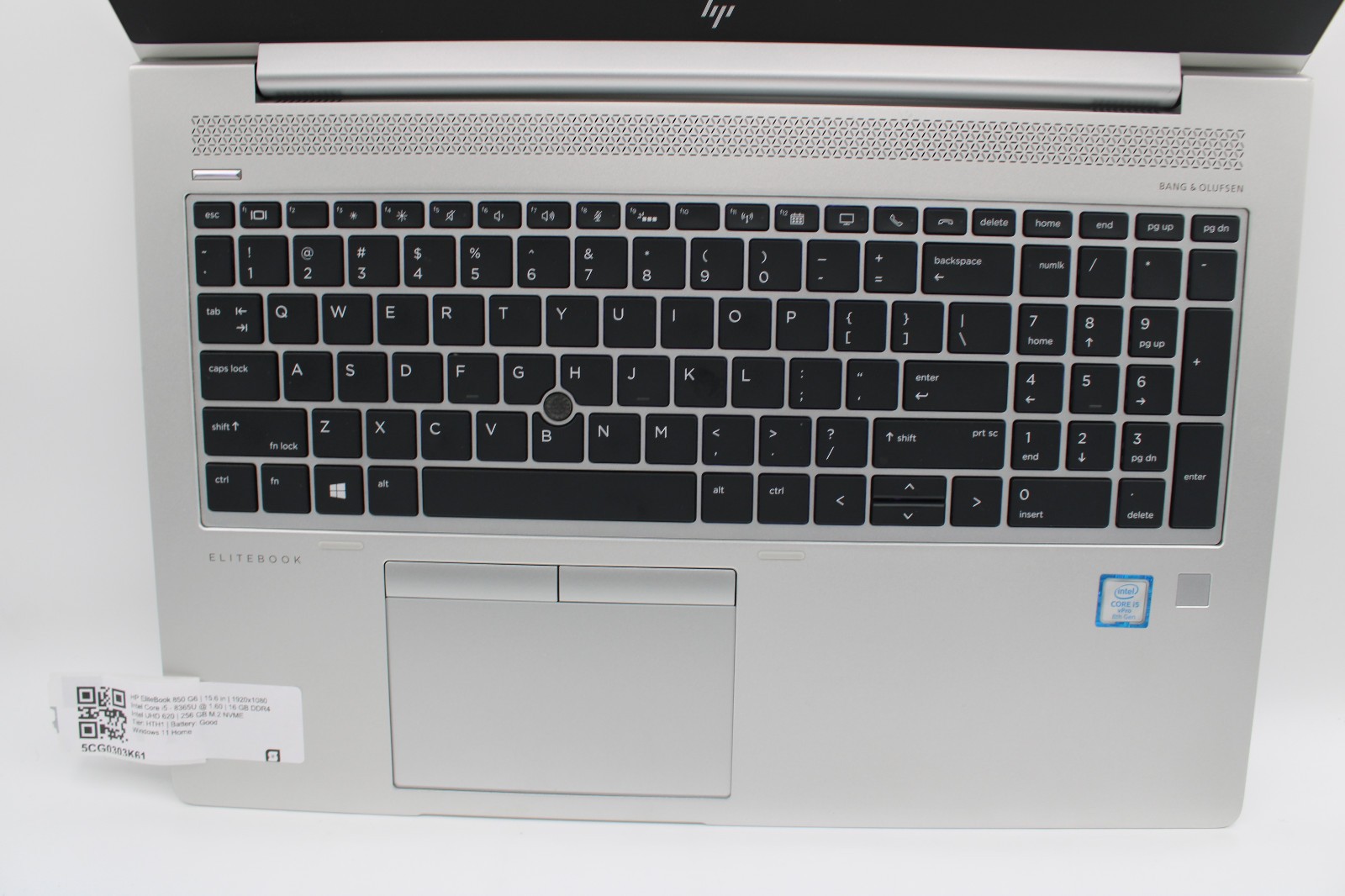 HP EliteBook 850 G6 _ i5-8365U @ 1.6 _ 16GB RAM _ 256GB SSD _ W11H
