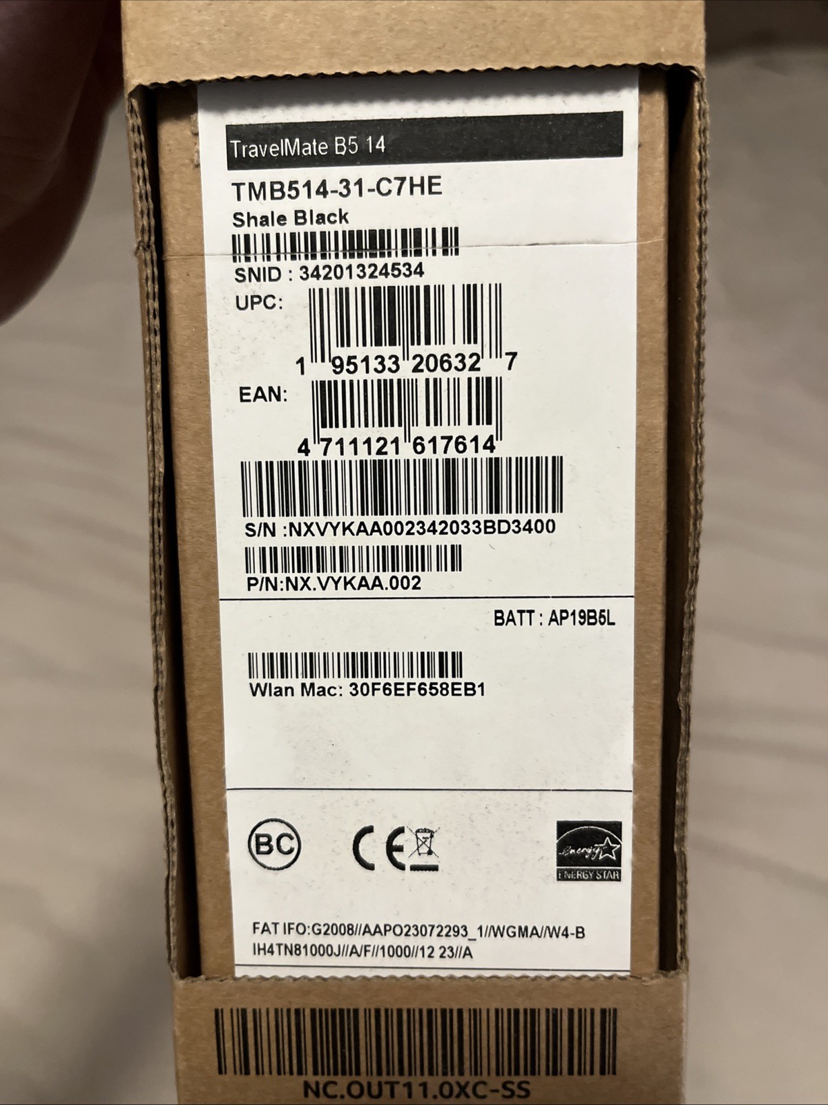 Acer Travel Mate B5 14. Brand New-open Box