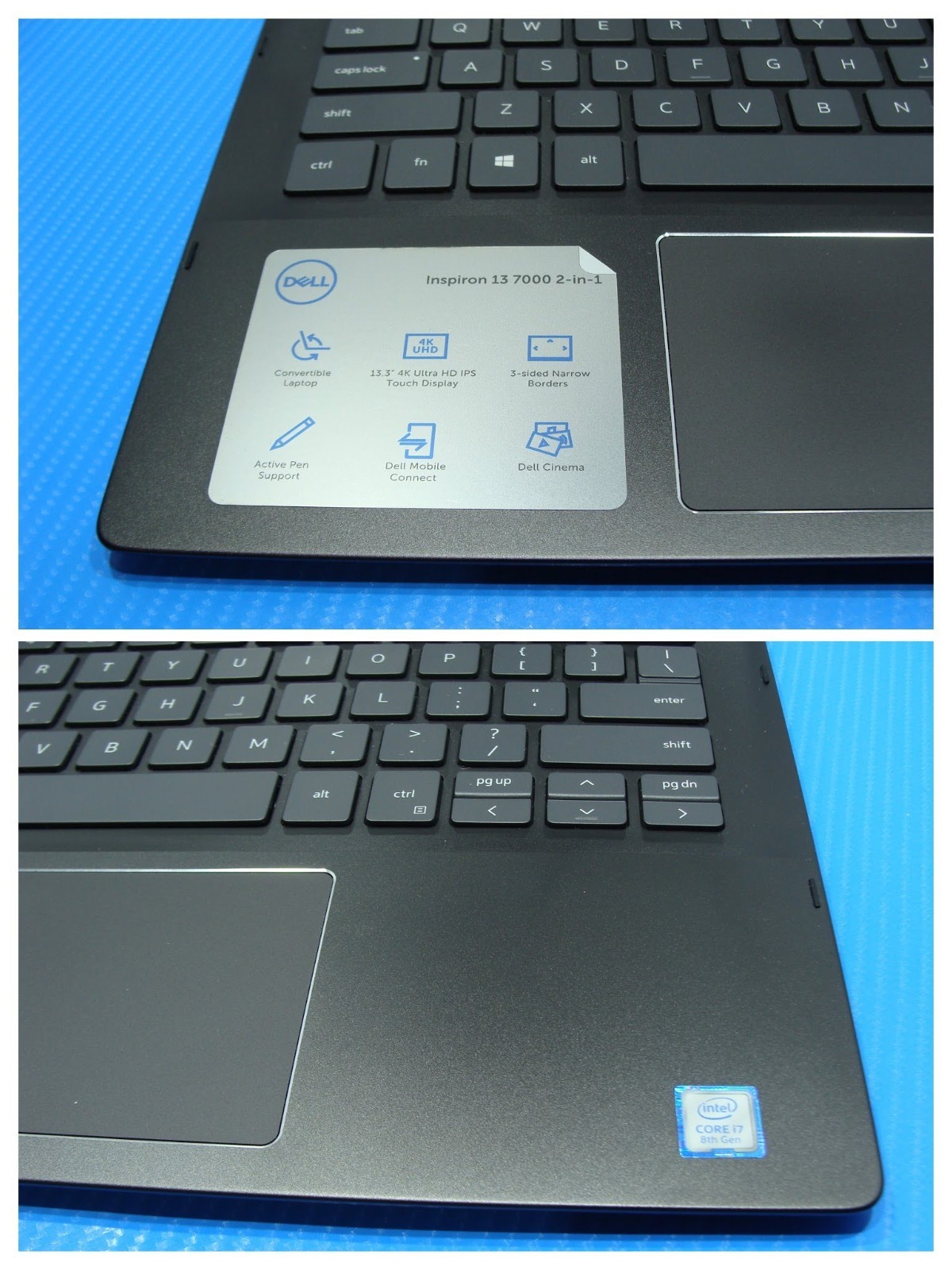 Dell Inspiron 7390 2-in-1 13.3″ 4K UHD TOUCH i7-8565U 1.8GHz 16GB 512GB W11H +PA