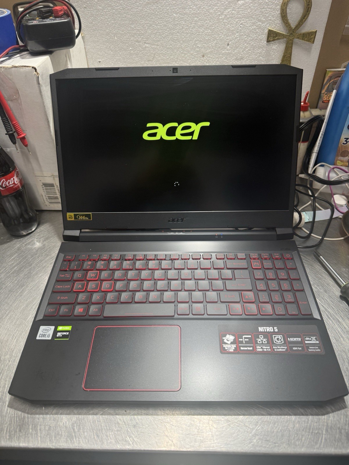 Acer Nitro 5 AN515-55,Intel Core i5-10300H, GTX 1650Ti, 8GB RAM, 512GB SSD,W10