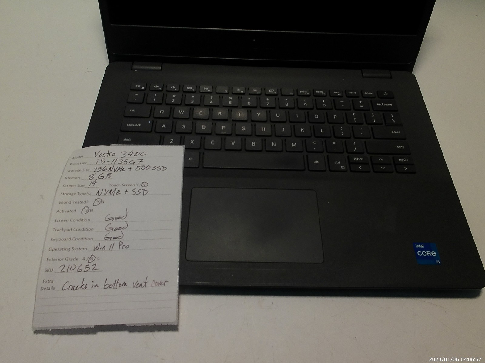 Dell Vostro 3400 – i5-1135G7 – (See Description)