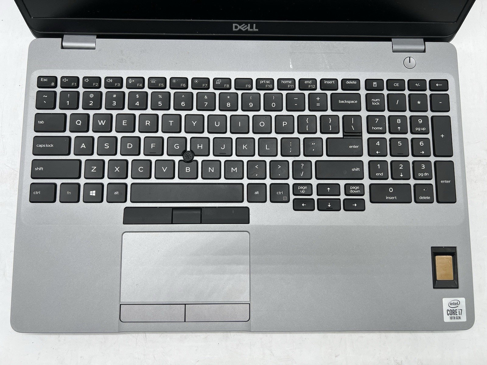 Dell Precision 3550, i7-10510U CPU, @1.80GHz, 16GB RAM, 256GB NVMe-No OS/Charger