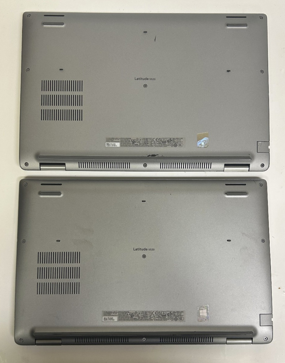 LOT OF 2 Dell Latitude 5520 15.6″ i7-1185G7 @3GHz – 8GB RAM – 512GB NVMe – W11P