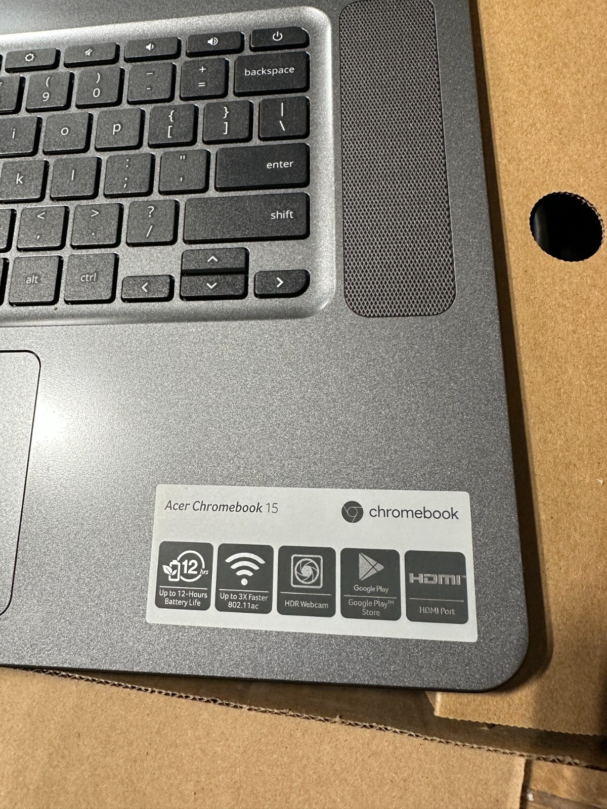 Acer ChromeBook N15Q9 15″ Intel Atom x5-E8000 4GB RAM CB3-532-108H