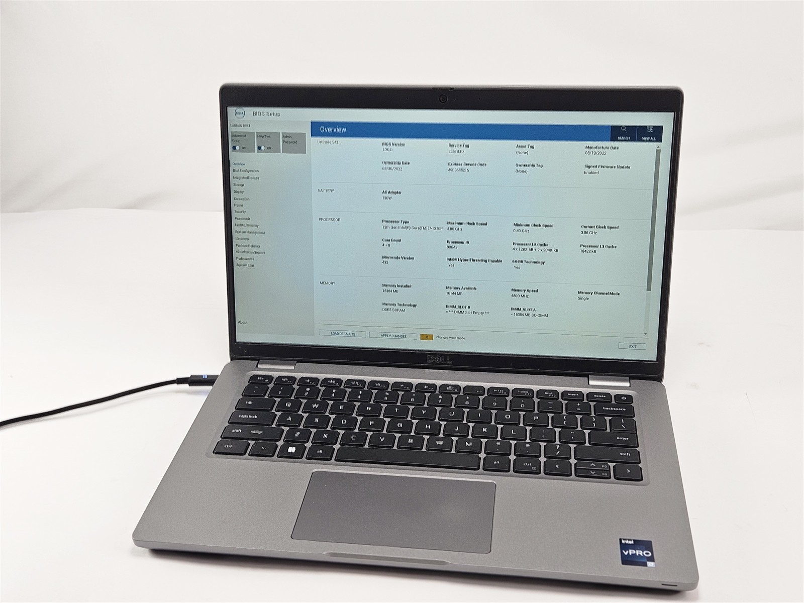 Dell Latitude 14″ 5431 Intel Core i7-1270P 16GB 256GB SSD Backlit Webcam