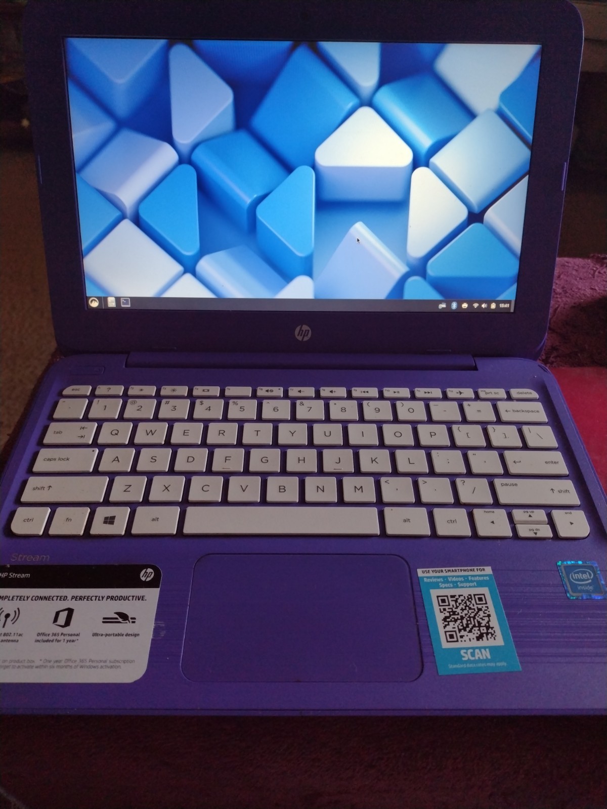 HP Stream 11-y0XX N3060 4GB 32GB LINUX DEBIAN 13 OS INSTALLED GOOD RUNNING