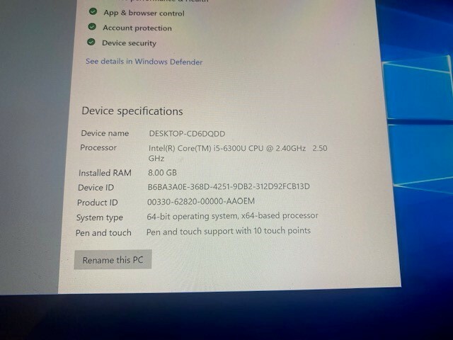 Microsoft 1724 12.3″ (256GB, Intel Core i5 6th Gen, 2.4GHz, 8GB) Laptop – Silver