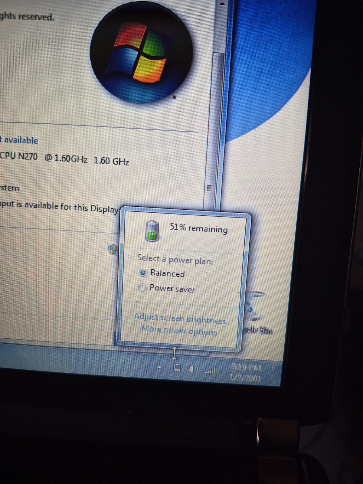Gateway KAV60 Retro Mini Gaming Laptop Intel Atom 1.60GHz 1GB Win 7, no charger