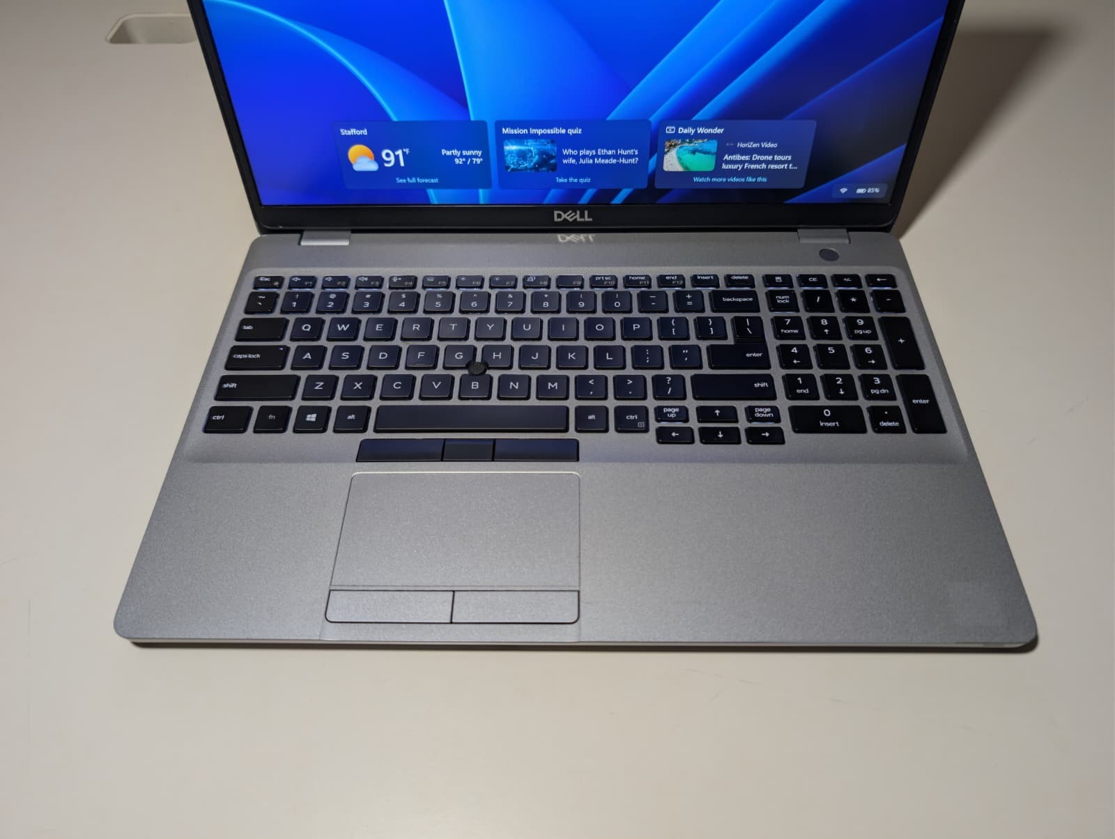 15″ Dell Precision 3550 | i7 10th 16GB RAM 256GB SSD | FHD NVIDIA P520 Backlit