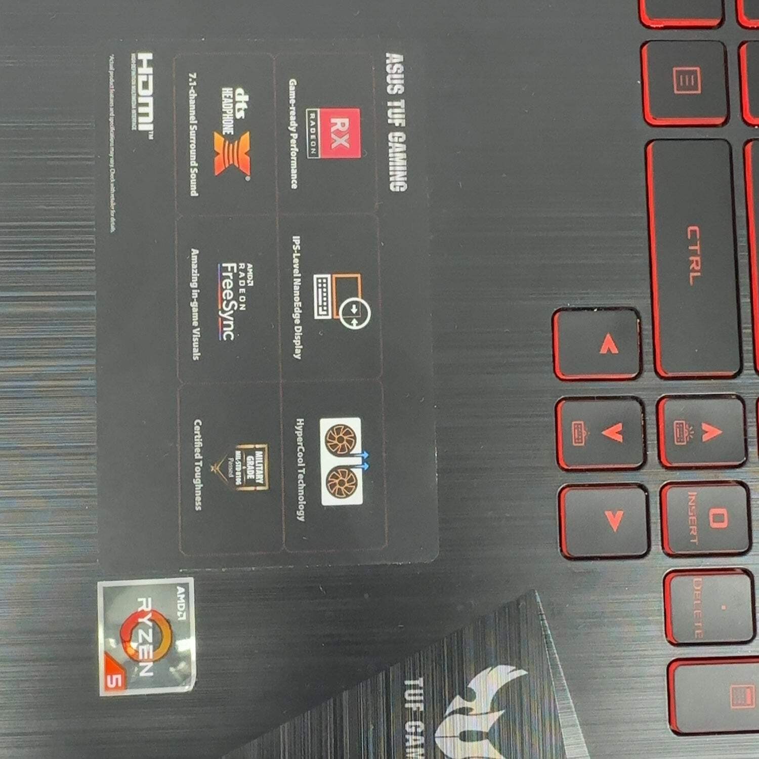 Asus NItro 5 FX705DY 17.3″ Ryzen 5 3550H 3.7GHz 8GB RAM 512GB SSD AMD RX 560X