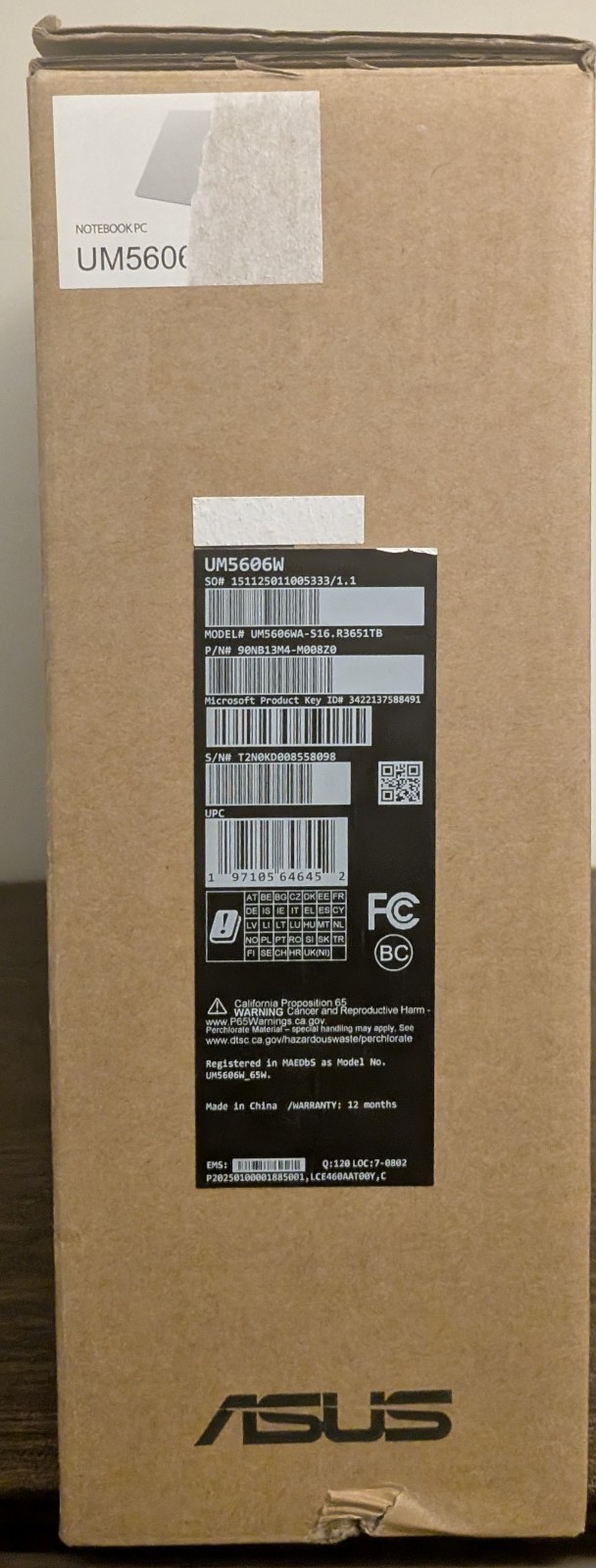 ASUS Zenbook S 16 3K 120Hz OLED Touch (Ryzen AI 9 365, 24GB RAM, 1TB SSD) White