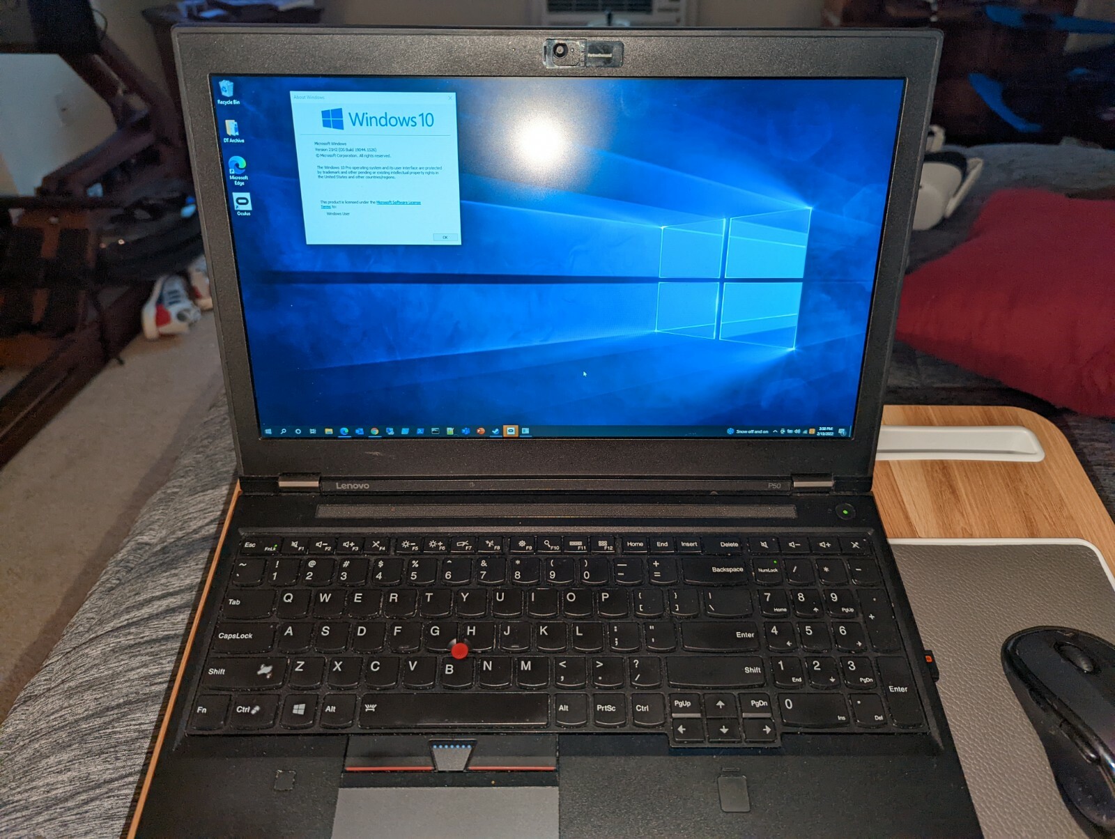 Lenovo ThinkPad P50 15.6″ (500GB HDD, Intel Core i7-6700HQ, 2.6GHz, 64GB RAM) Nv