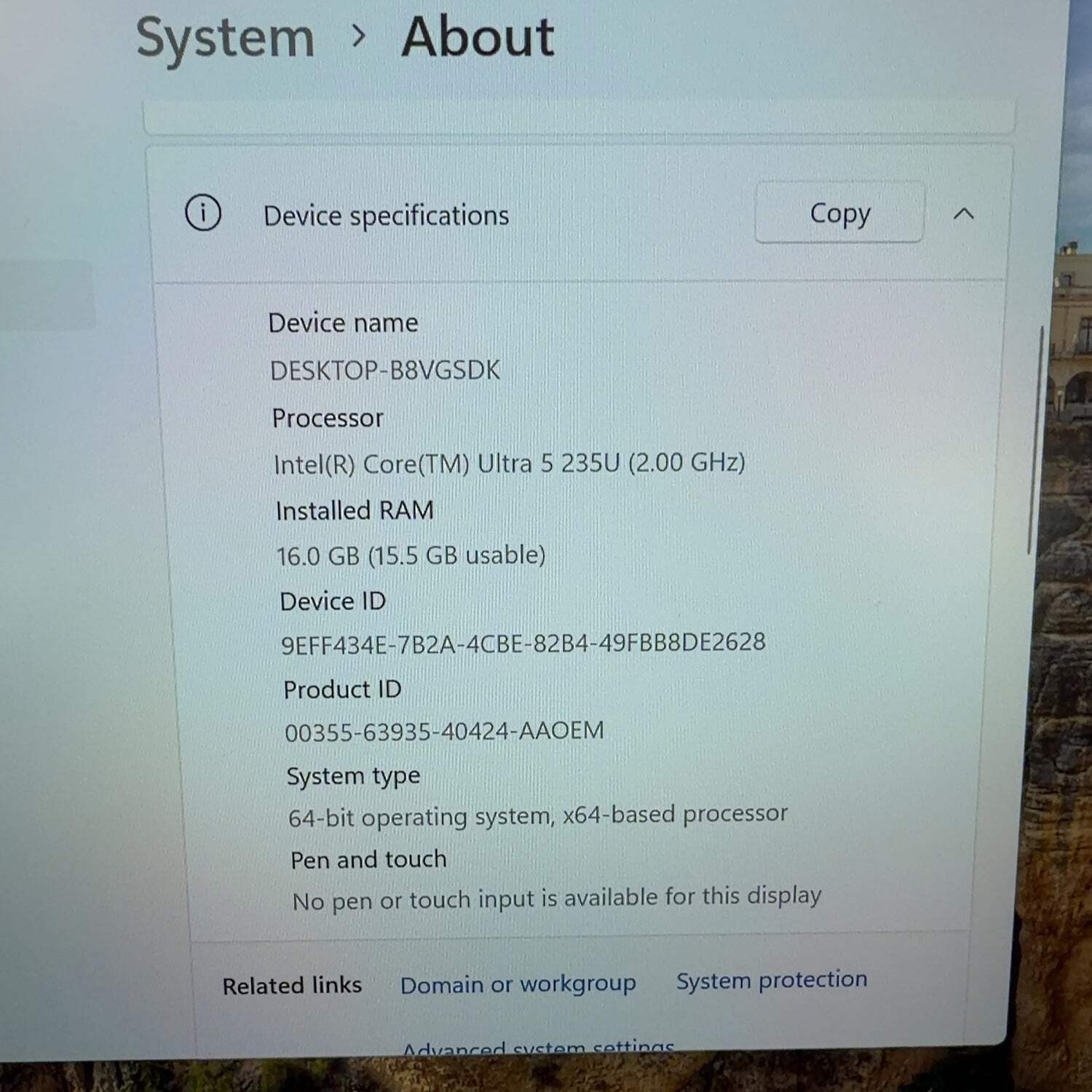 Dell 14 Plus PB14250 14″ Core Ultra 5 235U 2.0GHz 16GB RAM 512GB SSD
