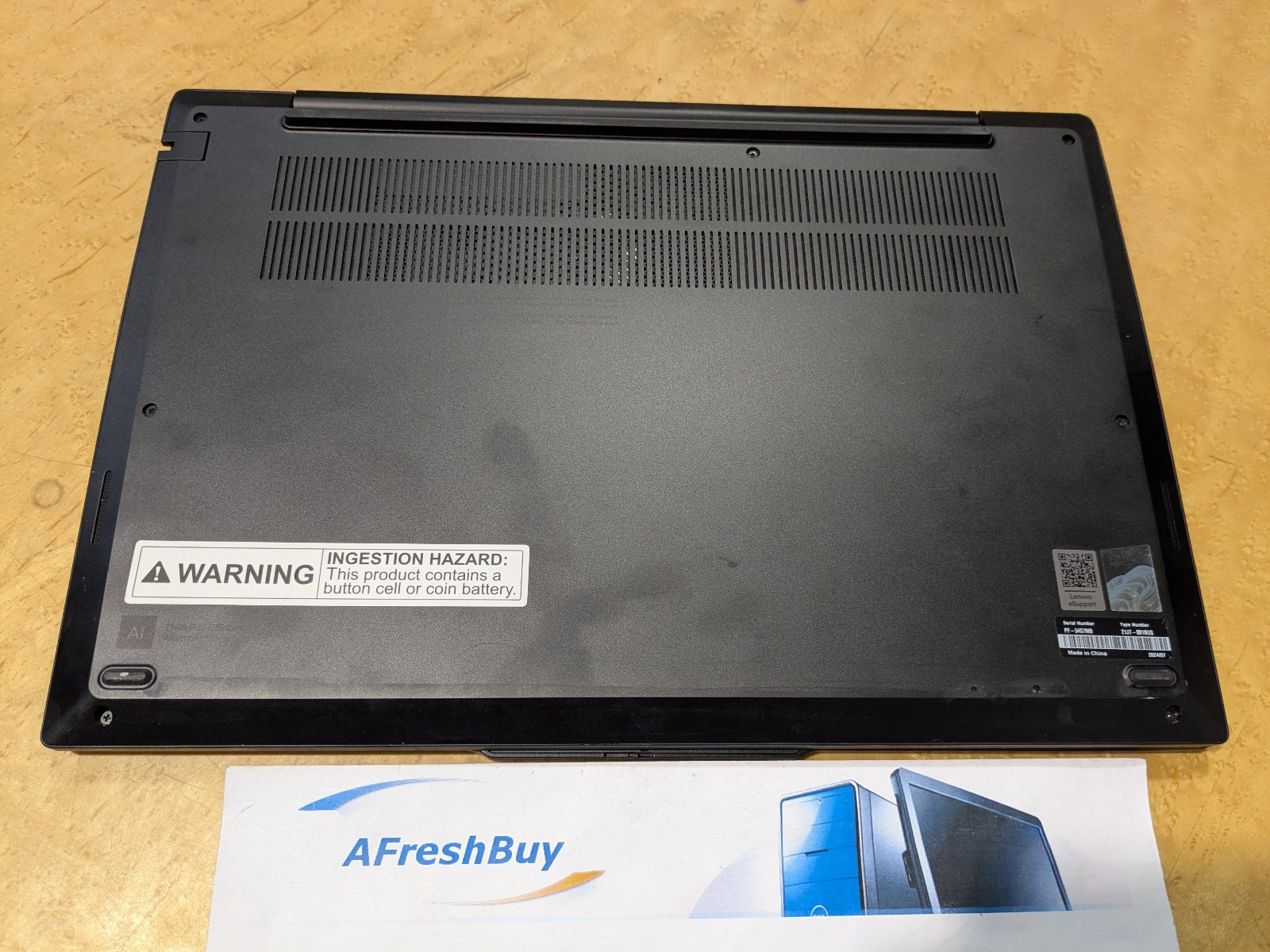 Lenovo ThinkPad E16 Gen 1 FHD+ Ryzen 5 7530U 2.0Ghz 8GB Ram 500GB SSD No OS/AC