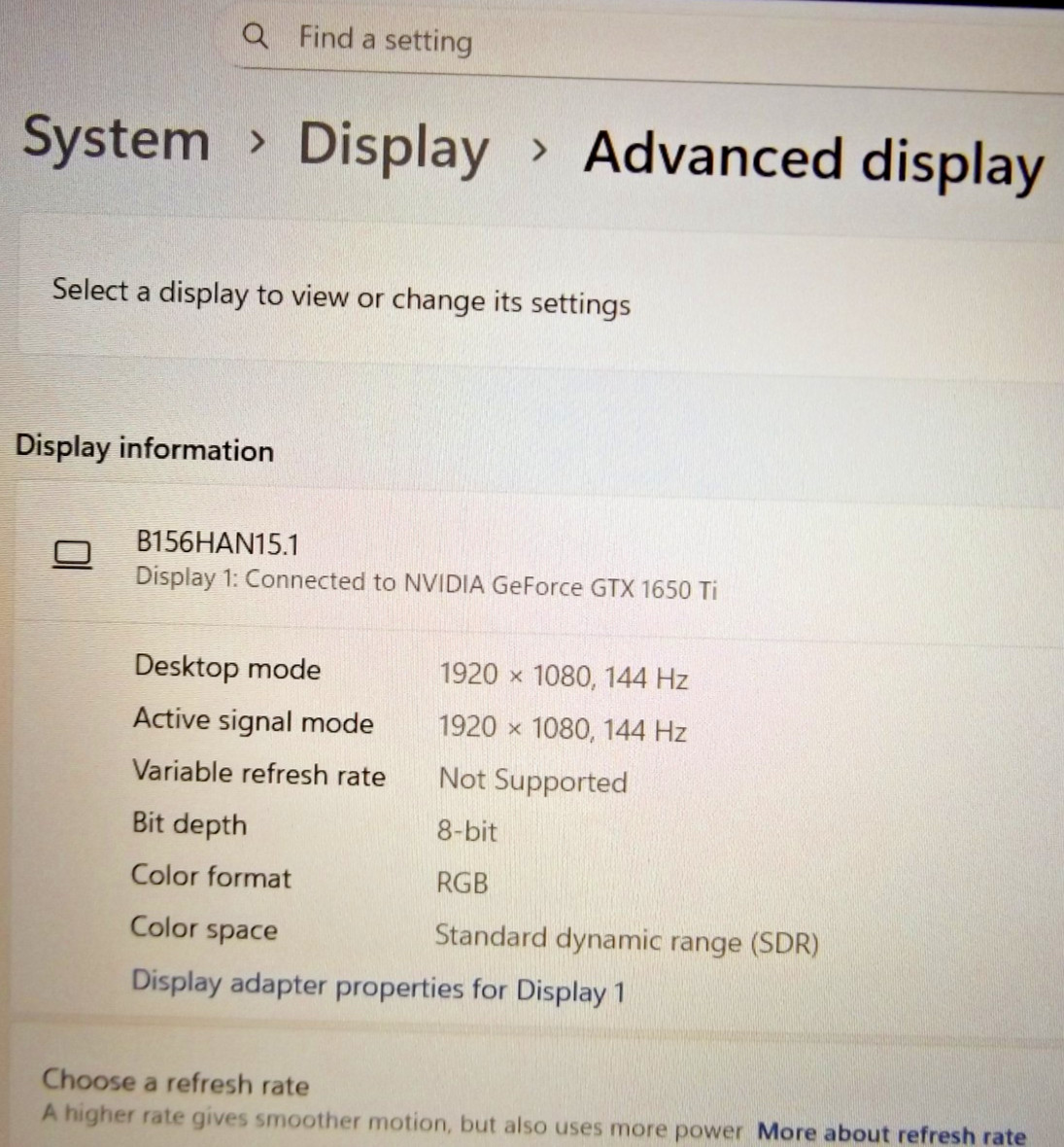 Lenovo Legion 5 15IMH05 16GB 1.5TB 1650Ti i7-10750H 144MHz Upgraded Restored