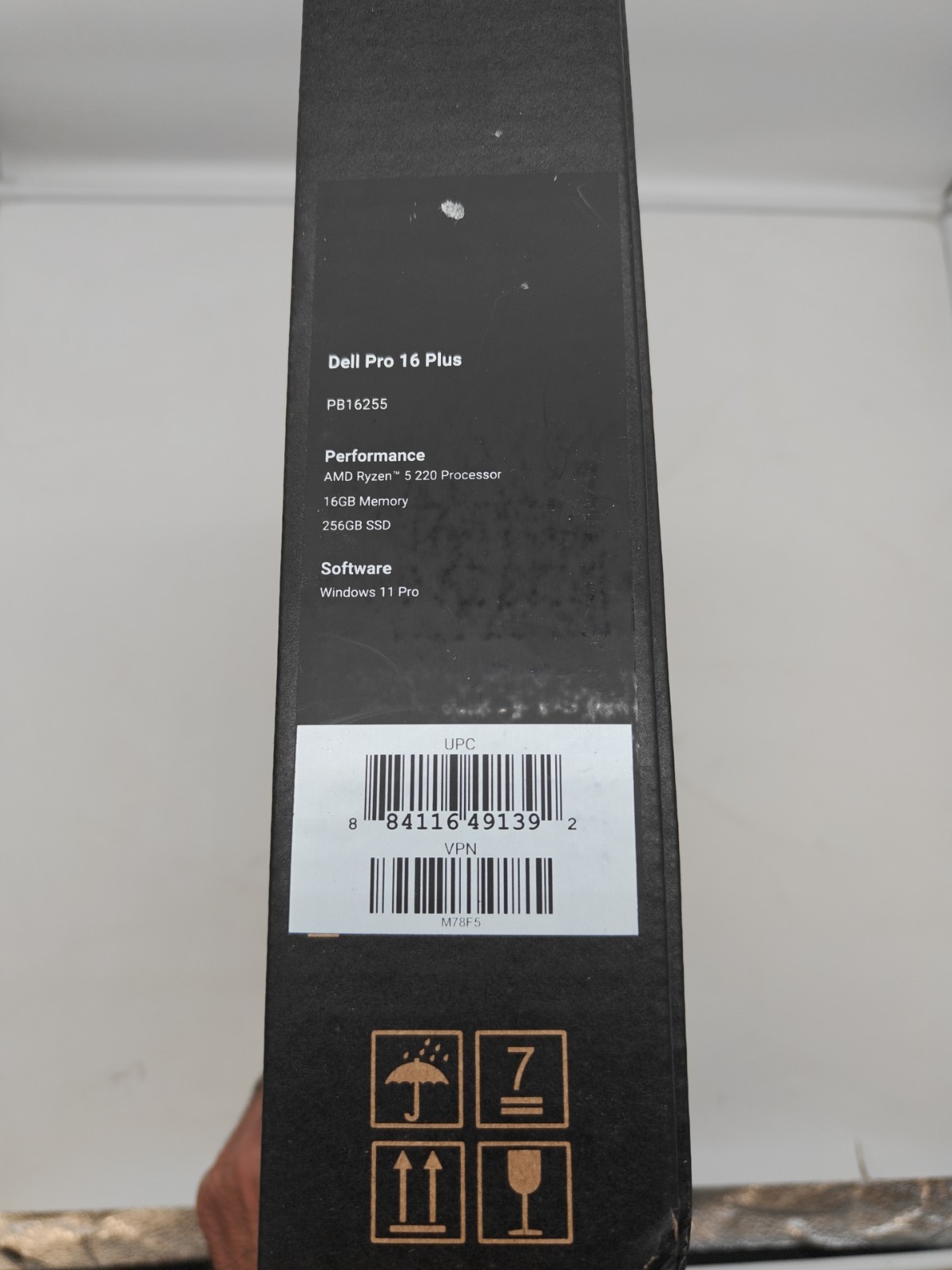 NEW Dell Pro 16 Plus PB16255 16″ FHD+ 6-Core Ryzen 5 220 16GB 256GB SSD M78F5