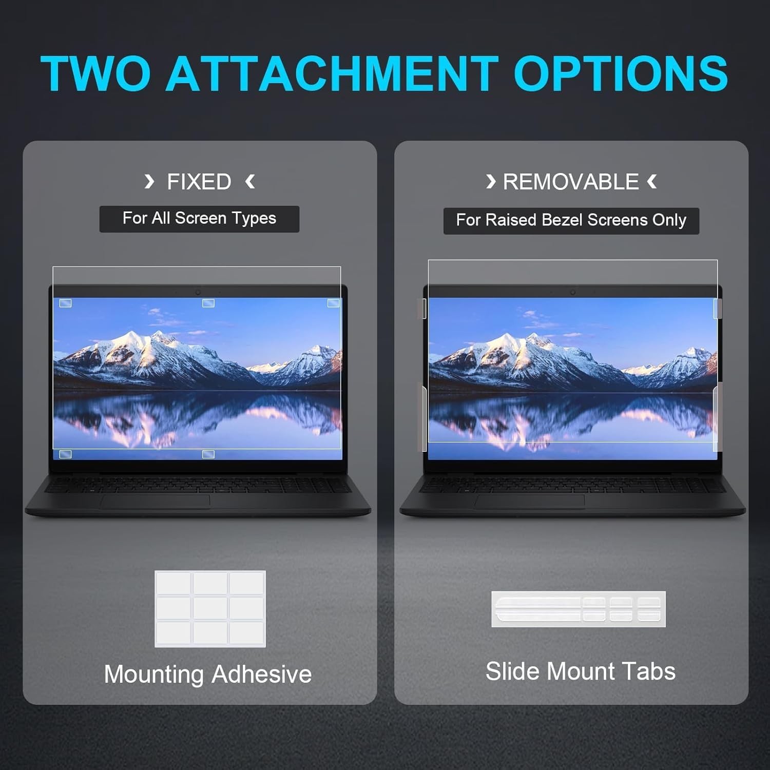 13 Inch 16:9 Laptop Privacy Screen Filter, Anti Scratch Anti Spy Anti-Glare Guar