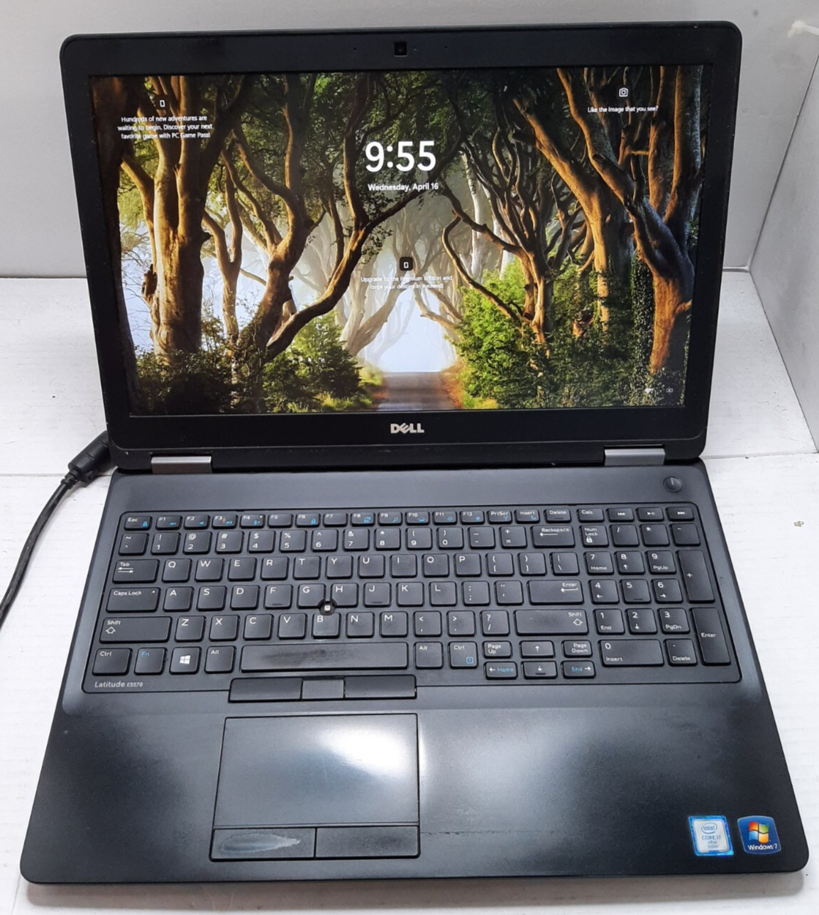 Dell Latitude E5570 i7-6820HQ 2.7Ghz 16GB RAM 256GB SSD NO BATTERY WIN11 #97
