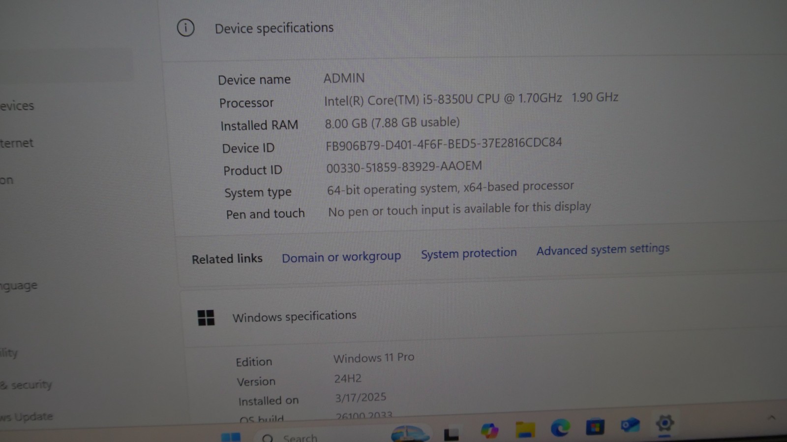 Dell Latitude 7390 13.3 Core i5-8350U 1.7Ghz 8GB RAM 256GB NVMe PAYTECK COMPUTER