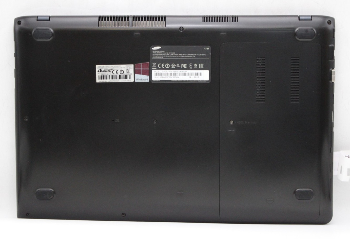 Samsung Notebook 470R i5-3320@2.6GHz 8GB RAM NO Storage/OS *PARTS/READ*