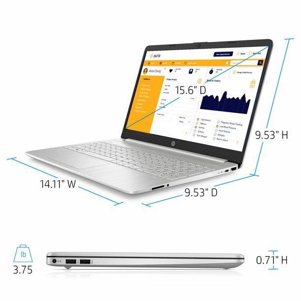 HP 15-DY2132WM 15.6 inch (256 GB, Intel Core i3 11th Gen., 3.00GHz, 8GB) Laptop