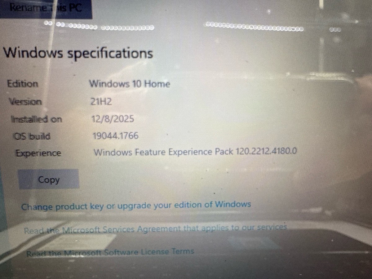 HP 15 Laptop 15.6″ Display Windows 10/11 Parts/Repair Bad Battery (MI1074472)