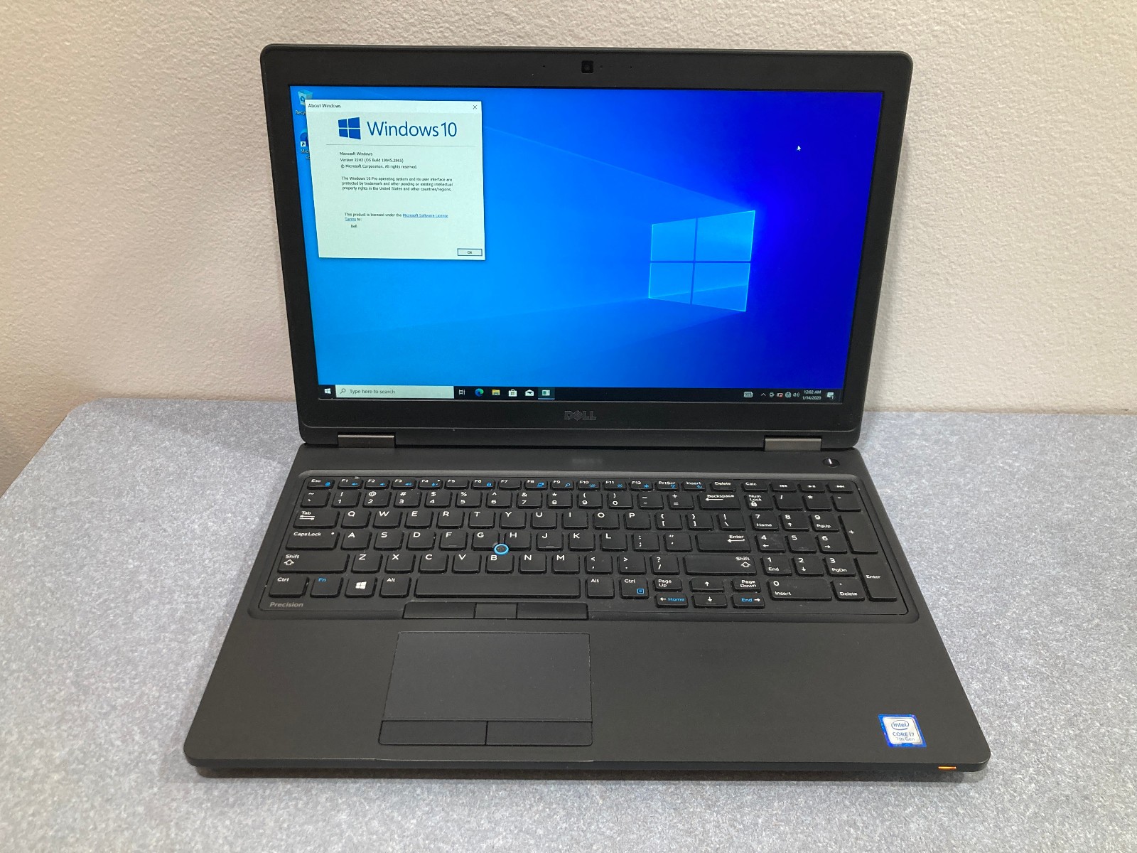 Dell Precision 3520 i7-7820HQ 15.6″ Laptop 16GB RAM 256GB NVMe SSD Quadro M620