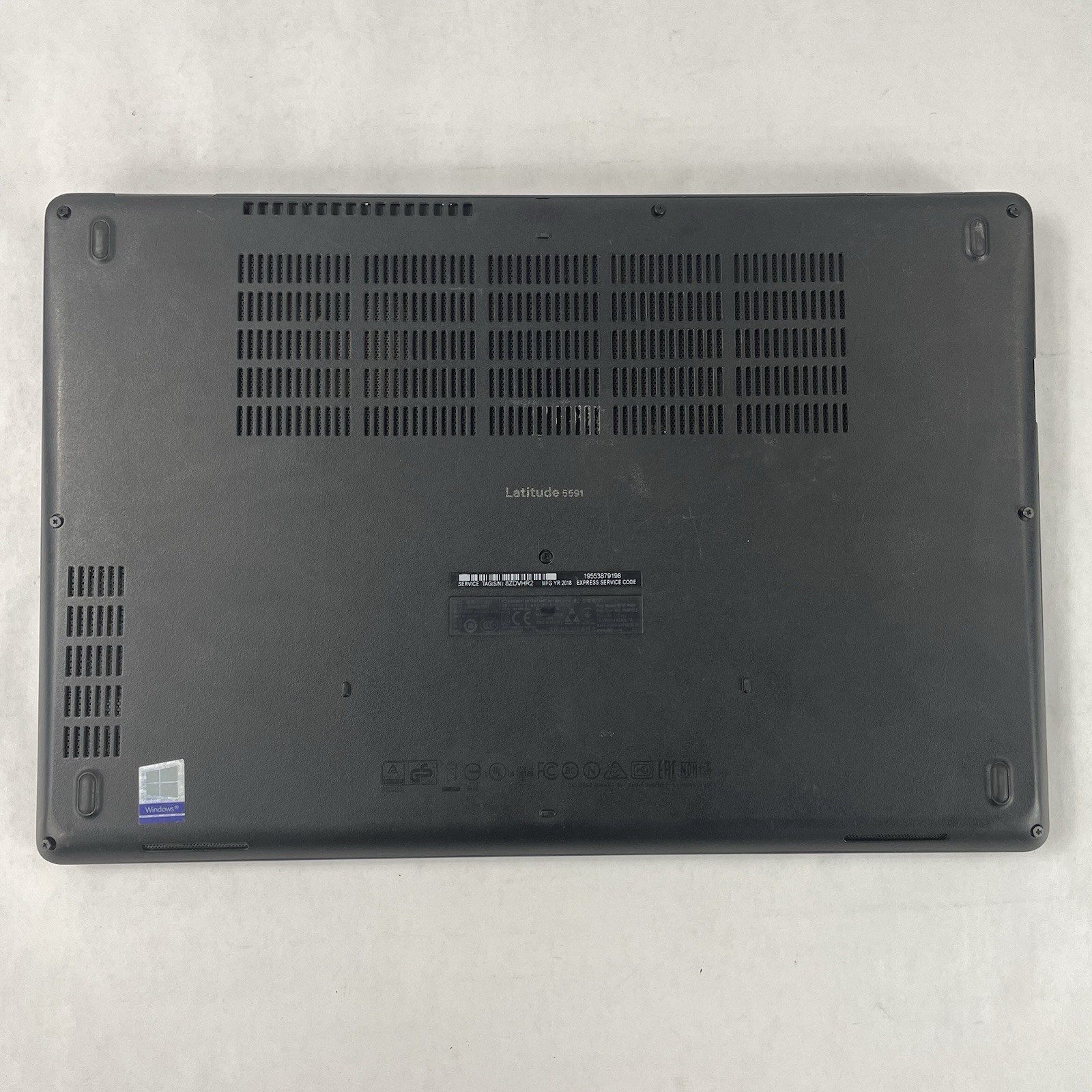 Dell Latitude 5591 15.6″ i7-8850U 2.60 GHz 8 GB RAM No SSD No OS No Battery