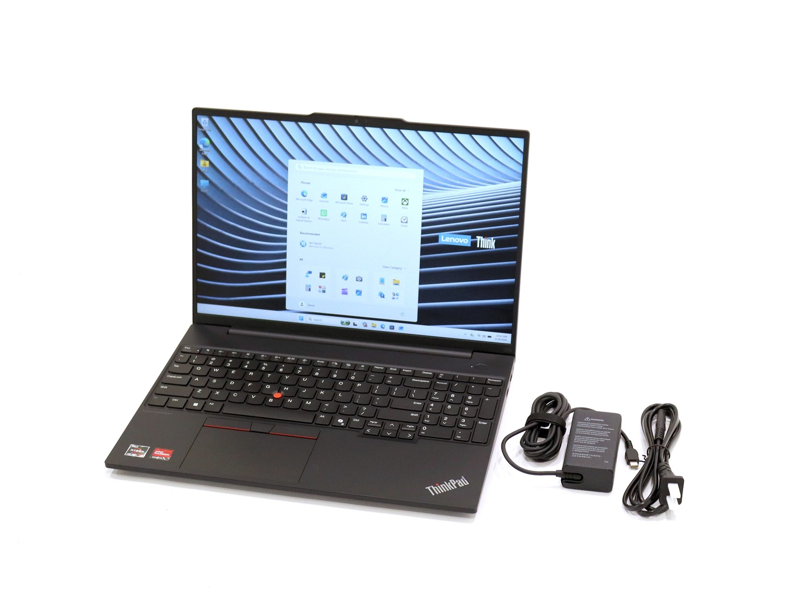 Lenovo ThinkPad E16 Gen 2 16.0″ AMD Ryzen 5 7537U 16GB RAM 512GB NVMe W11P