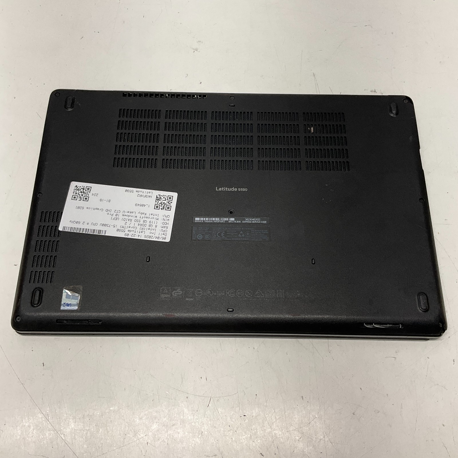Dell Latitude 5590 i5-7300U 2.60GHz 8GB 128GB SSD WIN10 Pro Laptop READ #2