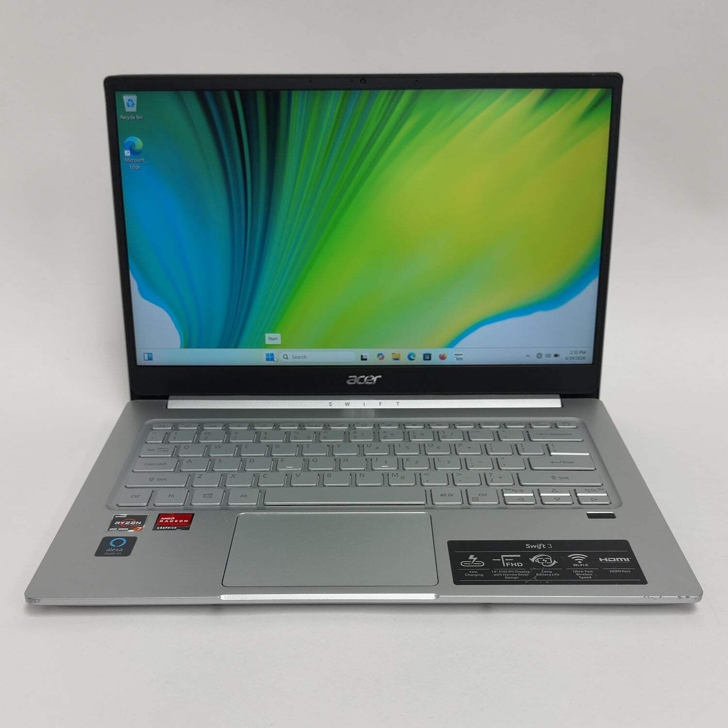 Acer Swift 3 SF314-42 14″ Ryzen 7 4700U 2.0GHz 8GB RAM 512GB SSD